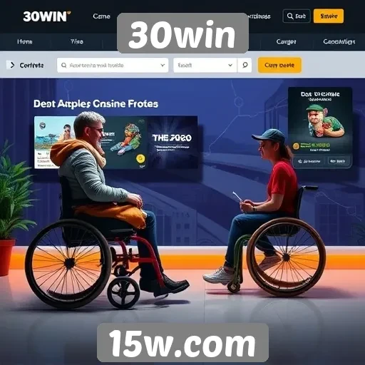 Acessibilidade e inclusão no site 30win